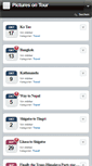 Mobile Screenshot of pics-on-tour.de